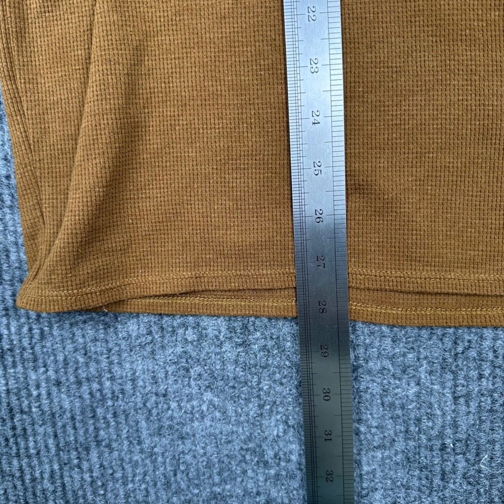 Levi's Long Sleeve Thermal Shirt Mens XL Brown Panther Graphic Waffle Knit - Picture 7 of 7
